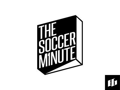 The Soccer Minute brand branding design football graphic logo soccer sports typography vector