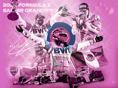 Sergio Perez design formula1 graphic photoshop poster sports typography