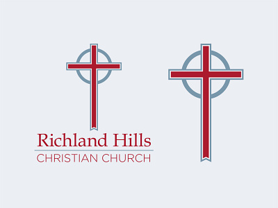 Richland Hills Christian Church christian church design logo
