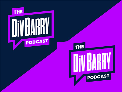 DivBarry Podcast branding design logo