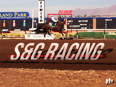 S&G Racing design graphic horse racing racing