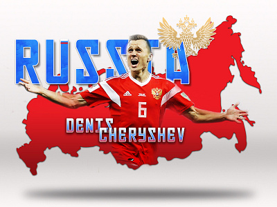 Russia cheryshev design fifa graphic russia soccer sports world cup