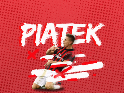 Piatek brand branding design football graphic illustration italy logo milan photo photoshop picture poster soccer sports typography vector