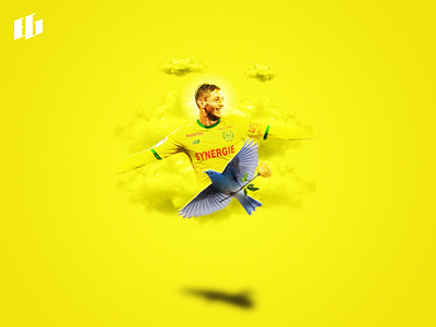 Pray for Sala 2018 brand branding design football graphic icon illustration logo nantes photo photoshop picture poster sala soccer sports typography vector