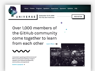 GitHub Universe Exploration, Take 2