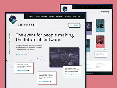 GitHub Universe 2016 Website