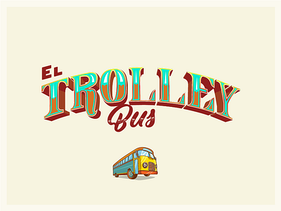 TROLLEY branding lettering logo nicaragua