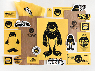 Screenshot 2018 03 12 12.47.08 branding halloween holtermonster illustration logo monster monster market pop up shop typography