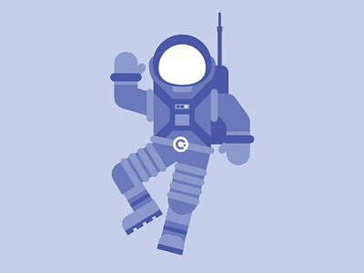 Craater Cosmonaut astronaut character cosmonaut craater design illustration
