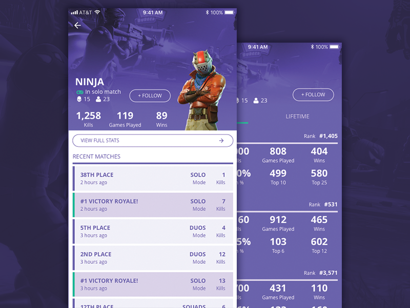 daily ui 006 user profile games stats stat gaming game fortnite user profile profile user - fortnite stats daily