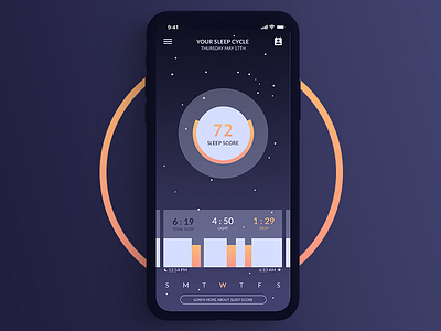 Sleep Tracker App - Briefbox app briefbox ios iphonex night sleep sleep tracker tracker