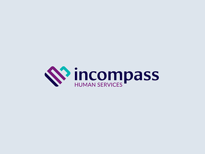 incompass brand identity branding healthcare logo logodesign nonprofit