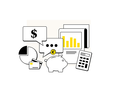 Website Illustrations branding finance healthcare higher ed icon illustration minimal ui