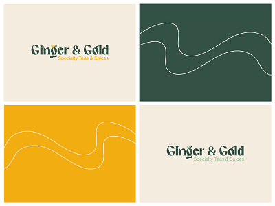 Tea & Spice Shop Brand Identity branding food logo minimal shop small business tea shop typography