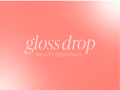 Logo - Gloss Drop beauty brand identity branding logo logo mark salon small business spa typography word mark