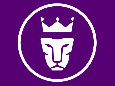 The Royal branding crown lion logo