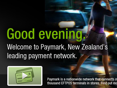 Paymark Website b2c corporate network paymark payment provider website design