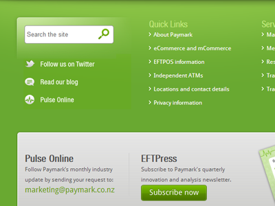 Paymark footer