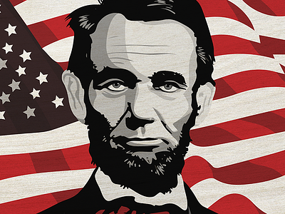 Abraham Lincoln abraham lincoln artwork digital illustration famous american meeting rooms pop art poster
