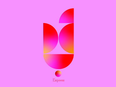 Express | عبر arabic calligraphy arabic lettering arabic typography gradient