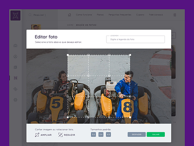 Edit Picture Screen - PhotoX design photo product site design ui web webdesign