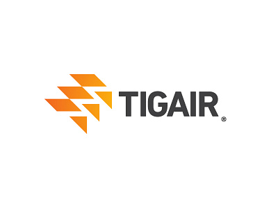 Tigair airline doodle logo