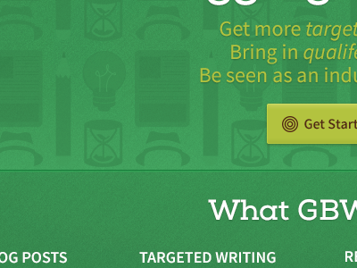 Ghost Blog Writers Redesign button green illustration pattern texture web design website writing