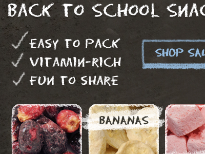 Back to School Email Campaign chalk email food fruit school