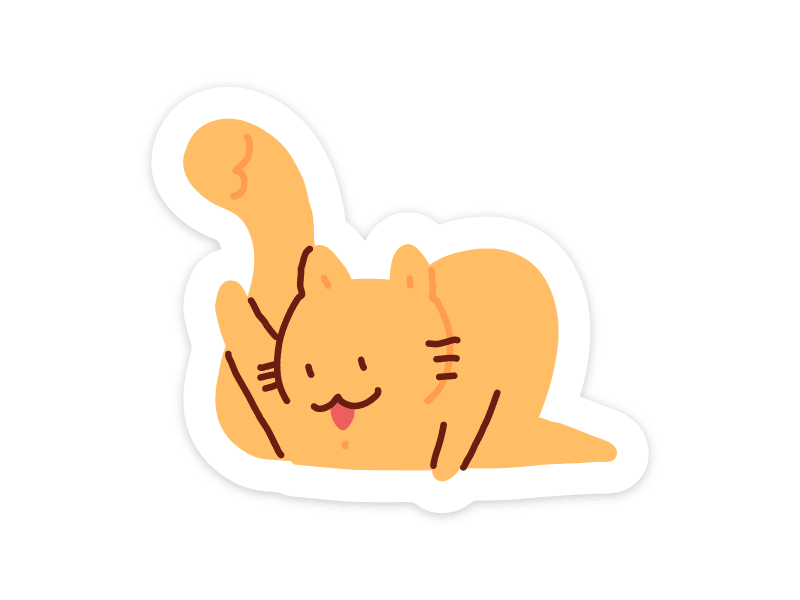 Make it Pop - Cats box cat cats clean flat illustration illustrator make it pop minimal sticker sticker design sticker pack sticker set vector