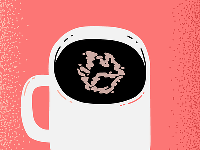 Black Friday black black friday clean coffee cup cup of coffee drawing editorial illustration illustrator minimal ripples sale themes kingdom