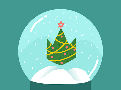 TK Merry Christmas christmas glass snowball holidays snow themes kingdom tree winter