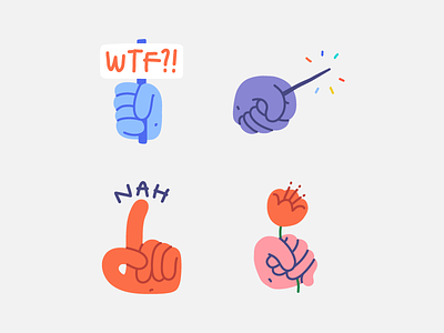 Handy Hands - Snapchat stickers