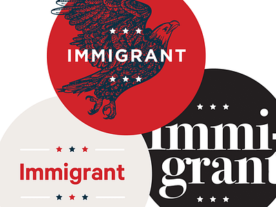 Immigrant pin