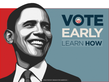 Obama 2008 Vintage Banner banner ad campaign obama