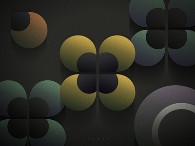 Filthy composition dark flat flowers geometry graphic illustrator pansy phobia photoshop spooky typography