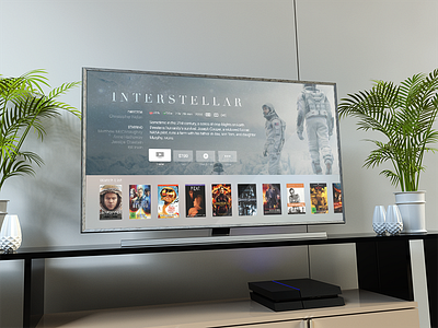 AppleTV appletv cinema interface movies streaming tv userinterface