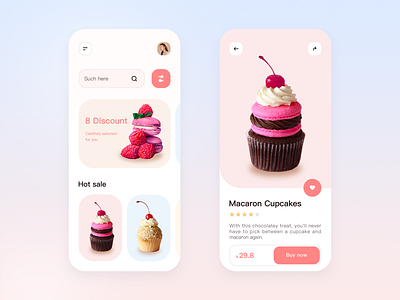 Food ui ux mobile food