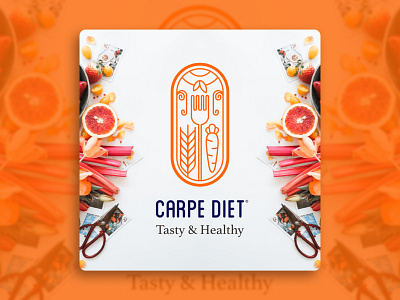 Carpe Diet Branding brand brand identity branding branding concept branding design design food food and drink foodie graphic design logo logotype vector visual identity