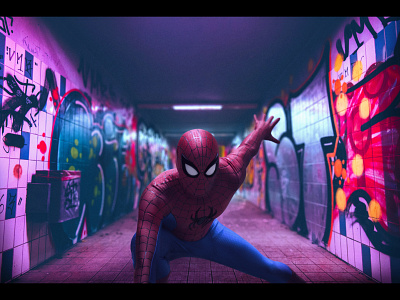 Spiderman photo edit