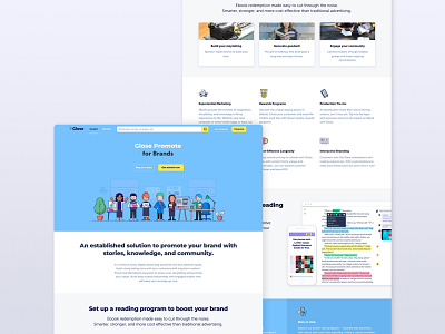 Glose Promote landing page