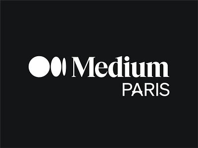 Medium Paris logo animated logo black and white black logo brand branding concept branding design concept design logo logo motion logodesign logotype startup logo team vector visual identity