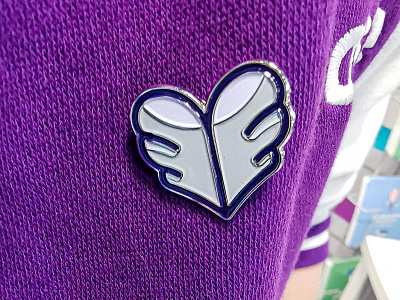 Glose Education pin badge book brand branding design enamel pin enamel pins event goodies heart logo page pin pins soft enamel pin visual identity wing