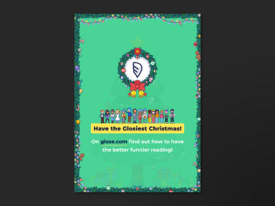 Glose Christmas poster