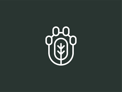 Paw & tree logo brand branding branding concept design dog graphic design illustration logo nature paw tree vector visual identity