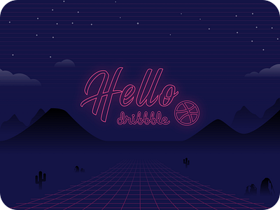 Hello Dribbble! first hello shot