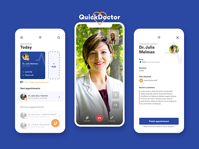 QuickDoctor - App concept