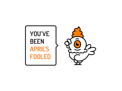 Happy April´s fool! aerolab april aprils fools bird chicken fool joke poop