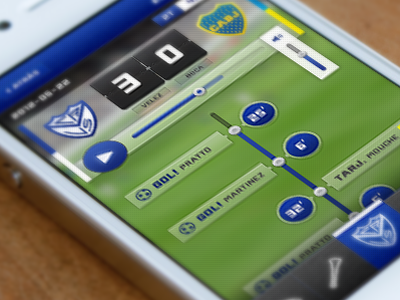 Soccer Mobile App aerolab argentina boca football fútbol galaxy iphone5 mobile soccer timeline vélez