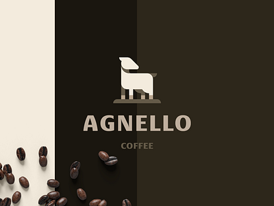 Agnello - Coffee Logo agnello animal brand branding cafe cafe logo coffee coffee logo coffeeshop design lamb logo logodesign packaging roaster