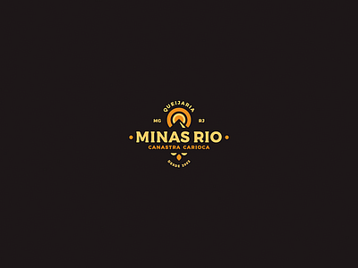 Minas Rio - Cheese Logo badge branding branding design brasil cheese design logo mountain sun sunset